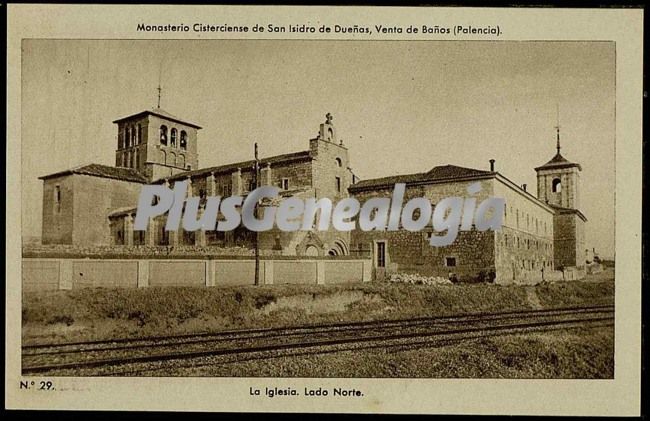 Lado norte de la iglesia de venta de baños (palencia)