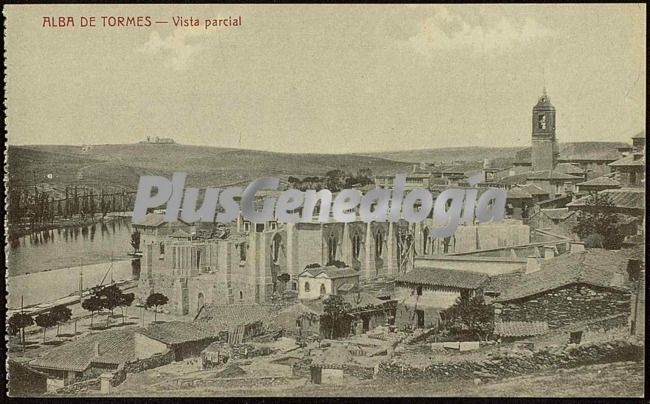 Vista parcial de alba de tormes (salamanca)