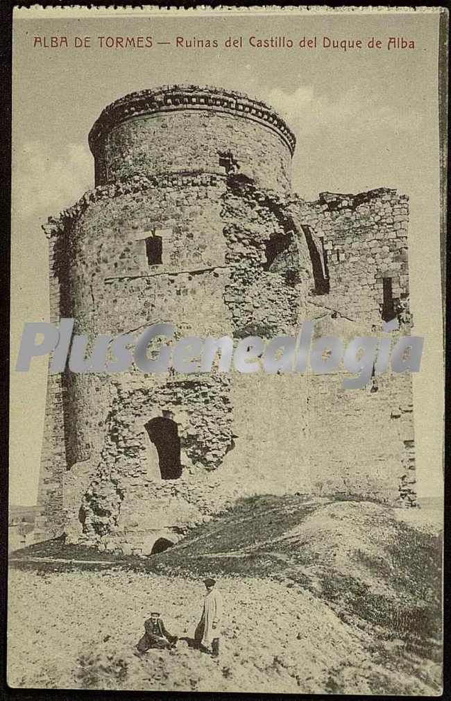 Ruinas del castillo del duque de alba de alba de tormes (salamanca)