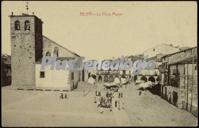 La plaza mayor de bejar (salamanca)