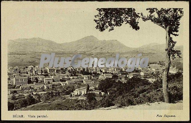 Vista parcial de bejar (salamanca)