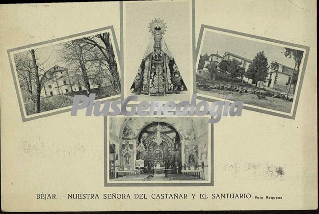 Imágenes de nuestra señora del castañar y el santuario de bejar (salamanca)