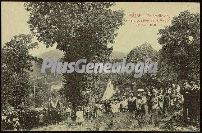 Procesión de la virgen del castañar de bejar (salamanca)