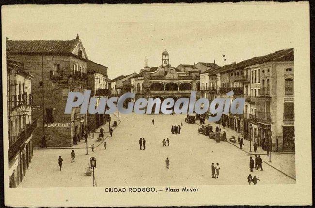 Plaza mayor de ciudad rodrigo (salamanca)