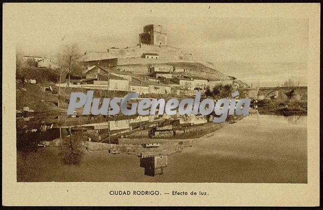 Efecto de luz de ciudad rodrigo (salamanca)