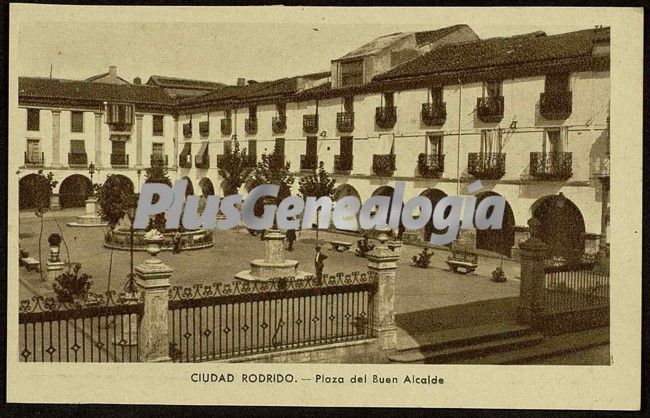 Plaza del buen alcalde de ciudad rodrigo (salamanca)