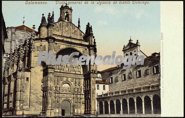 Vista general de la iglesia de santo domingo de salamanca