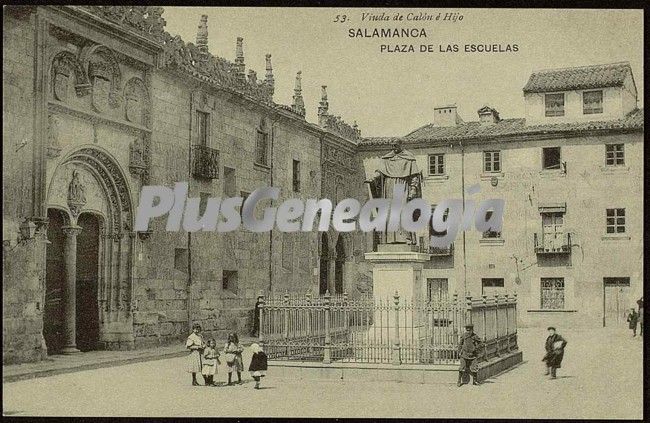 Plaza de las escuelas de salamanca