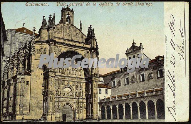 Vista general de la iglesia de santo domingo de salamanca