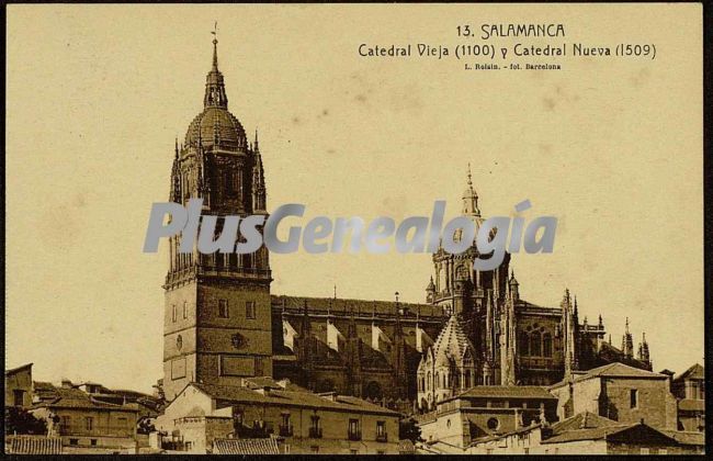 Catedral vieja (1100) y catedral nueva (1509) de salamanca