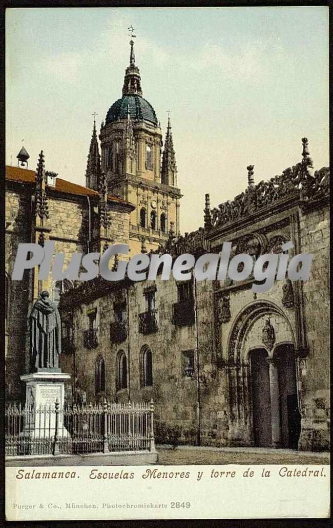 Escuelas menores y torre de la catedral de salamanca