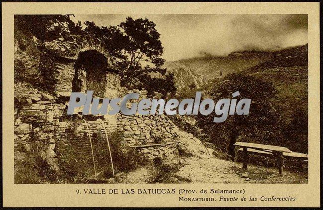 Fuente de las conferencias del monasterio de valle de las batuecas (salamanca)