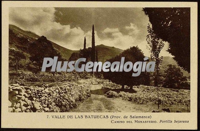 Camino del monasterio de valle de las batuecas (salamanca)