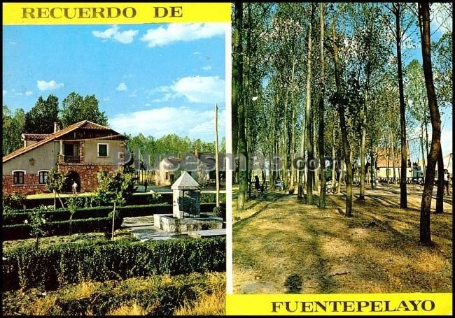 Jardines y parque infantil de fuentepelayo (segovia)