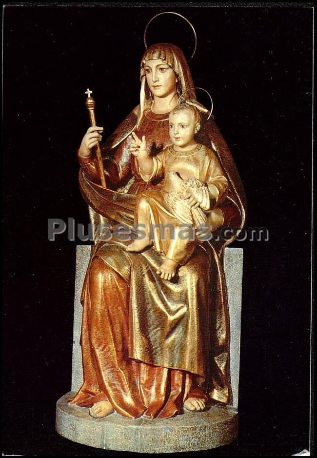 Virgen con el niño de la ermita. molinoviejo (segovia)
