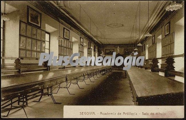 Sala de dibujo de la academia de artillería de segovia