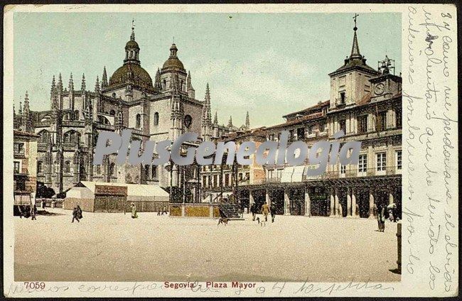 Plaza mayor de segovia