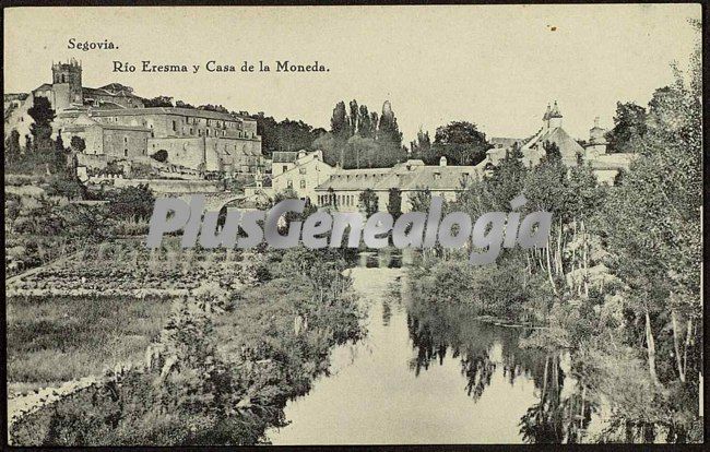 Río eresma y casa de la moneda de segovia