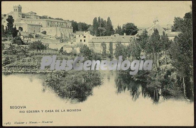 Río edesma y casa de la moneda de segovia