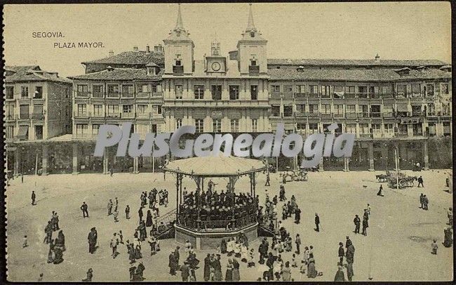 Plaza mayor de segovia