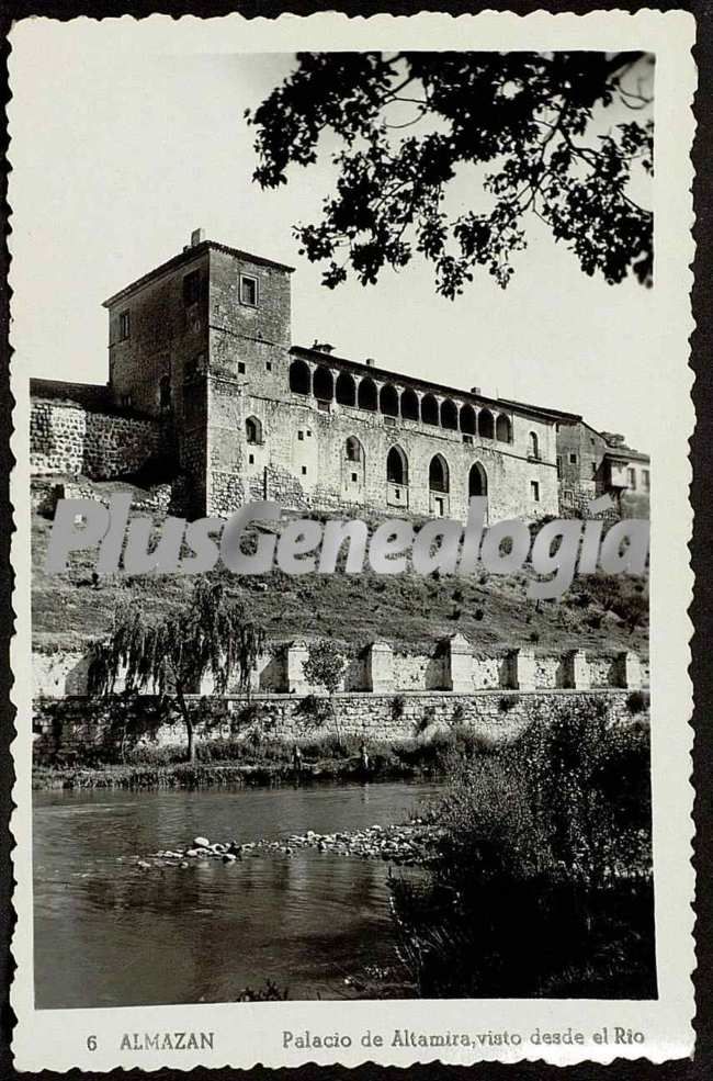 Palacio de altamira de agreda (segovia), visto desde el río