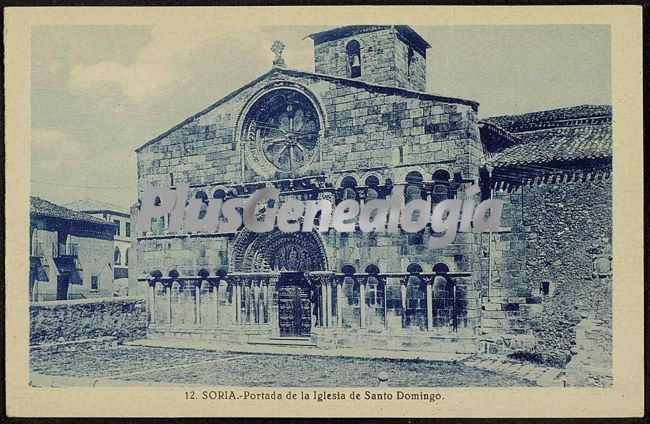 Portada de la iglesia de santo domingo de soria