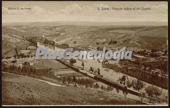 Puente sobre el río duero de soria