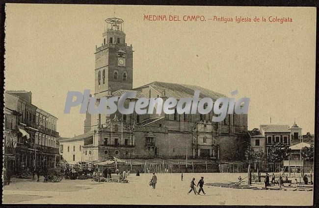 Antigua iglesia de la colegiata de medina del campo (valladolid)