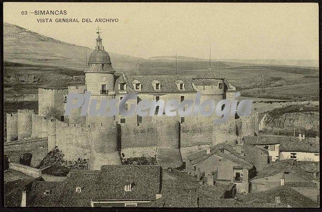 Vista general del archivo de simancas (valladolid)