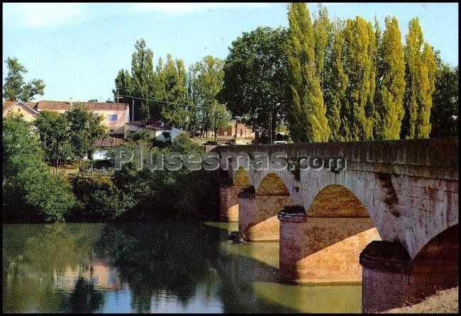 Puente sobre el río duero en tudela de duero (valladolid)