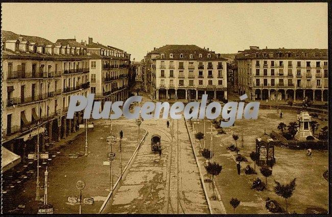 Vista de calles desérticas de valladolid