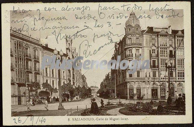 Calle de miguel iscar de valladolid