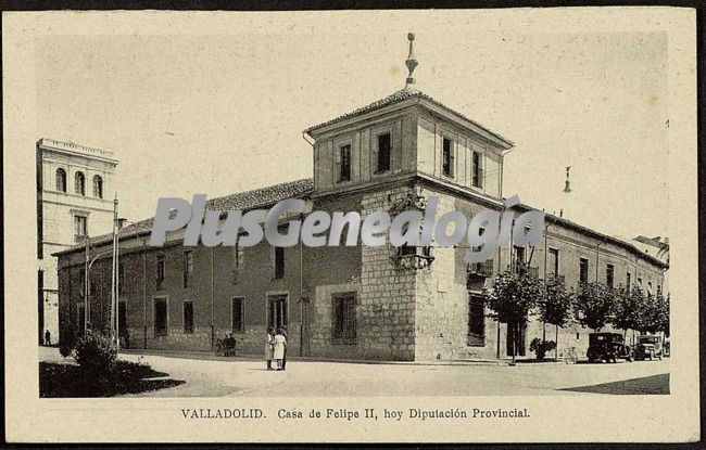 Casa de felipe ii, hoy diputación provincial de valladolid