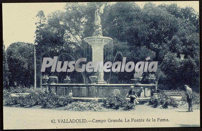 La fuente de la fama en el campo grande de valladolid