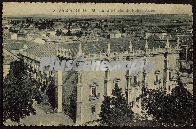 Vista aérea del museo provincial de bellas artes de valladolid