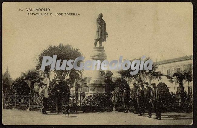 Estatua de d. josé zorrilla de valladolid