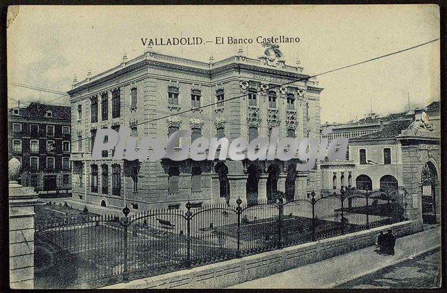 Edificio del banco castellano de valladolid