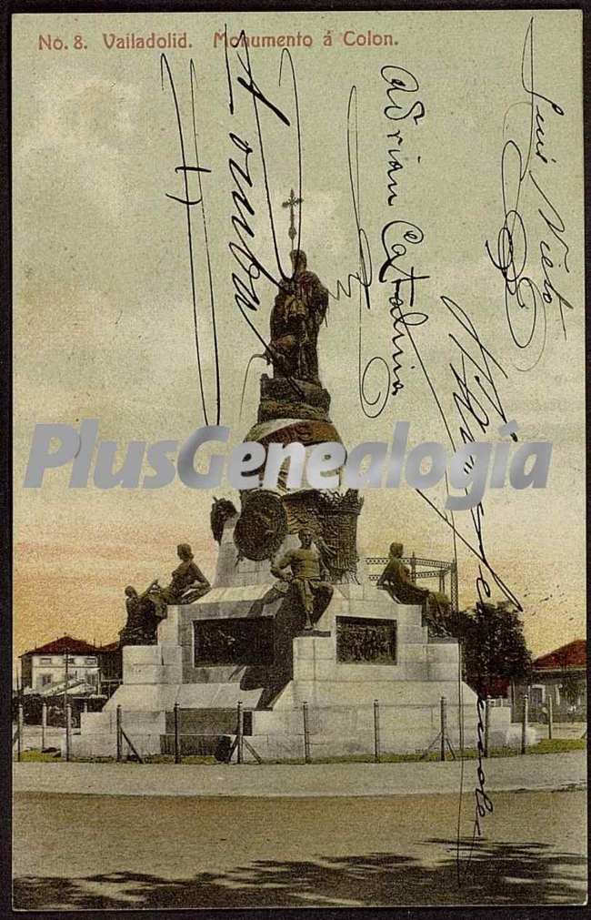 Monumento a colón de valladolid