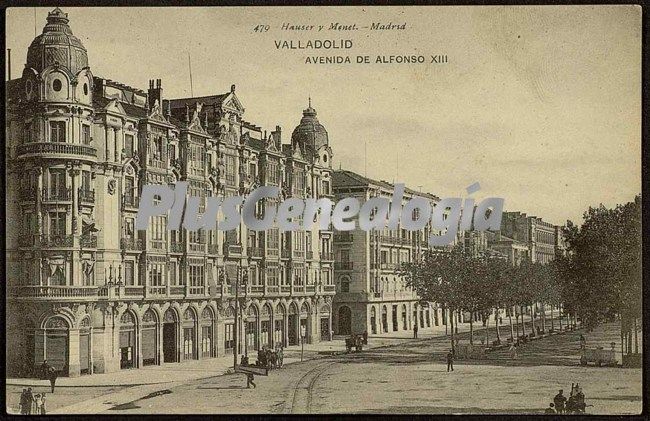 Vista general de la avenida de alfonso xiii de valladolid