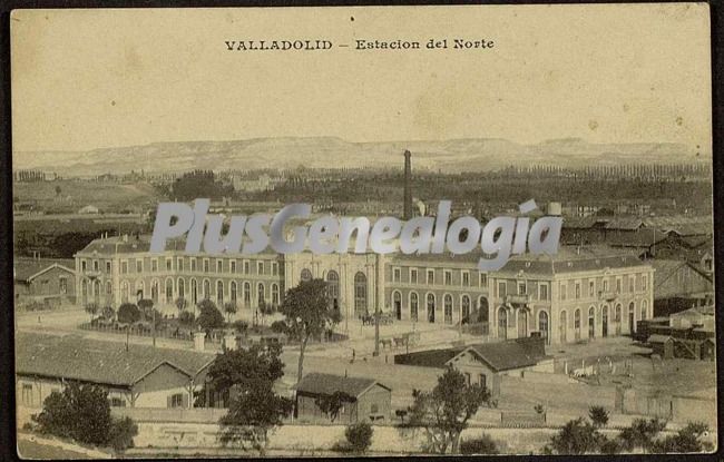 Vista aérea de la estación del norte de valladolid