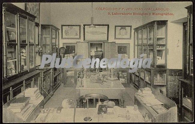 Laboratorio biológico y mierográfico del colegio de jesuitas de valladolid