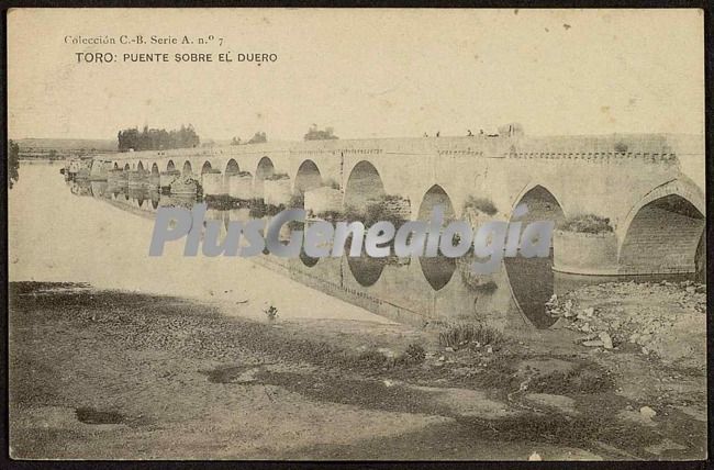 Puente sobre el río duero a su paso por toro (zamora)