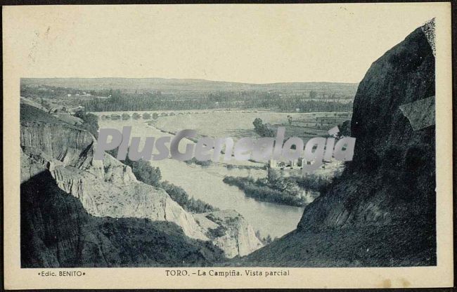 Vista parcial de la campiña de toro (zamora)