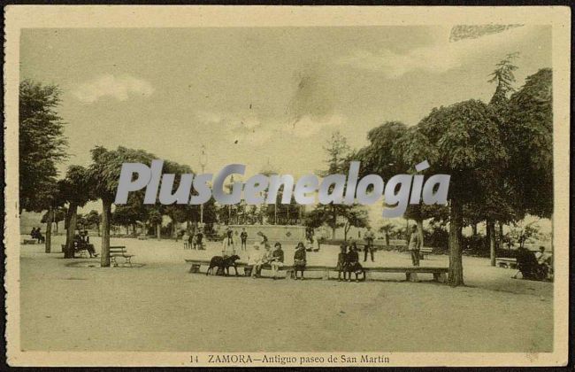 Antiguo paseo de san martín de zamora