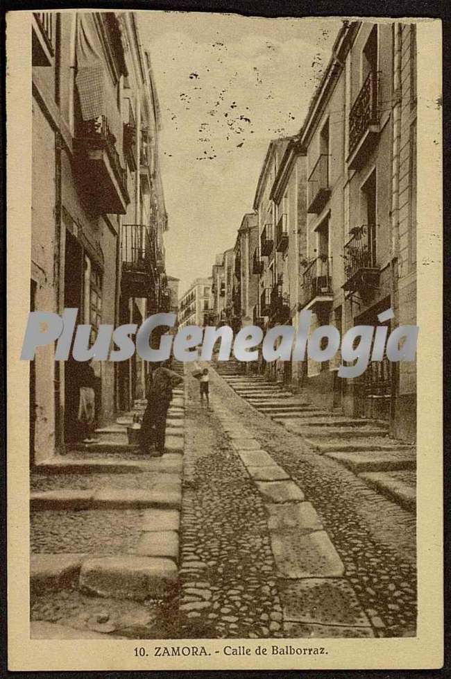 Calle de balborraz de zamora