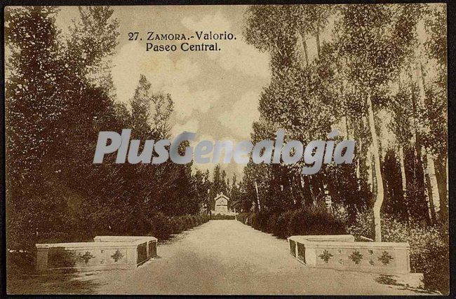 Paseo central de valorio de zamora