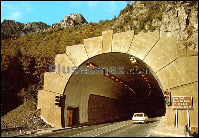 Túnel del Cadí en Alt Berguedà (Barcelona)