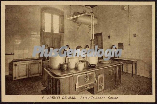 Cocina del asilo Torrent de Arenys de Mar (Barcelona)