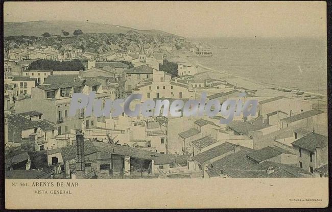 Vista General de Arenys de Mar (Barcelona)