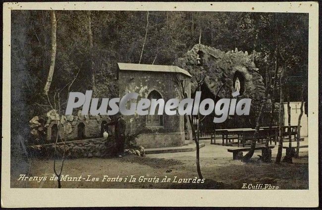 Las Fuentes y la Gruta de Lourdes de Arenys de Munt (Barcelona)